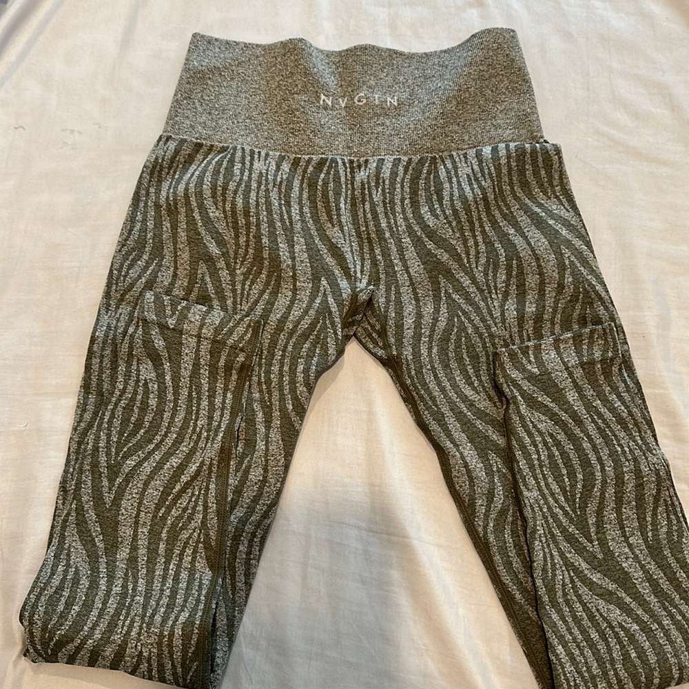 NVGTN legging in Khaki green. Never worn